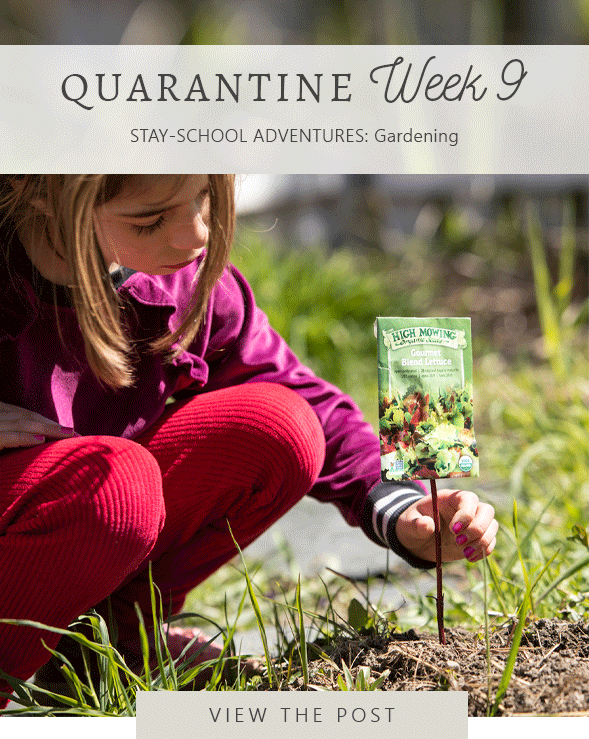 a girl gardening